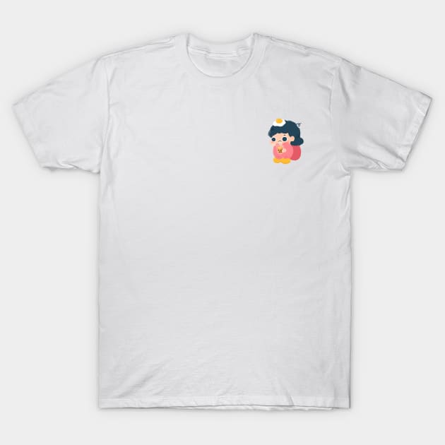 sad boba eggo T-Shirt by rosie lam